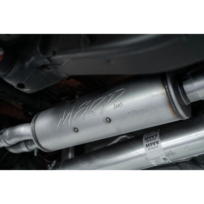 MBRP | 2.5 Inch Cat Back Exhaust System For 19-up Silverado/Sierra 1500 6.2L, 2022 Silverado LTD/ Sierra Limited 6.2L Dual Rear Aluminized Steel  | S5065AL