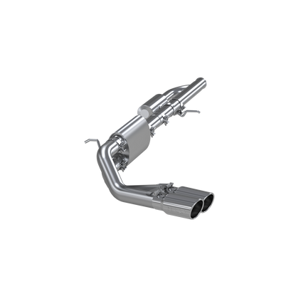 MBRP | 3 Inch Cat Back Exhaust System Pre-Axle Dual Outlet T409 Stainless Steel For 09-18 Silverado/Sierra 1500 4.3L V6, 5.3L V8 with one-piece driveshaft excluding Regular cab 19-19 Silverado/Sierra 1500 4.3L V6, 5.3L V8 Limited LD  | S5081409