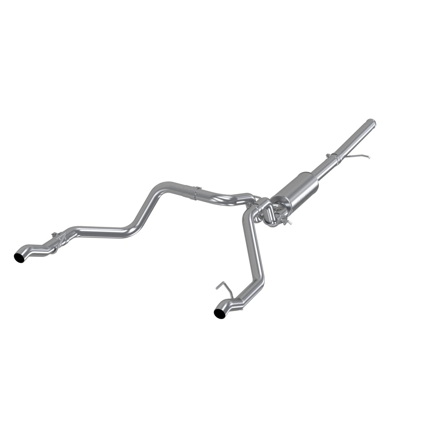 MBRP | 2.5 Inch Cat Back Exhaust System For 19-Up Silverado/Sierra 1500 5.3L and 2022 Silverado LTD/ Sierra Limited 5.3L Dual Rear T409 Stainless Steel  | S5085409