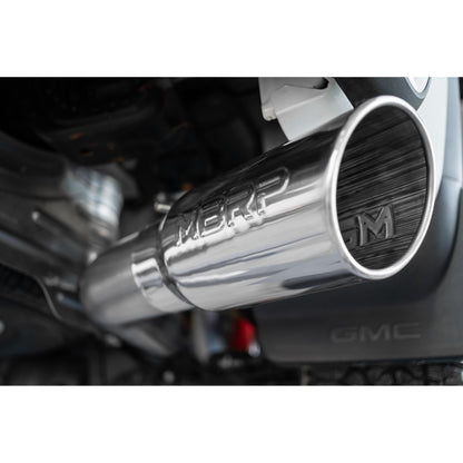 MBRP | 4 Inch Cat Back Exhaust System Single Side Exit 20-Up Silverado/Sierra 2500/3500 HD 6.6L V8 Armor Pro  | S5093304