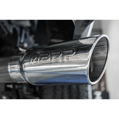 MBRP | 14-Up Ram 2500/3500 Armor Pro T304 Stainless Steel 4 Inch Cat Back Single Side Exit Exhaust System  | S5149304
