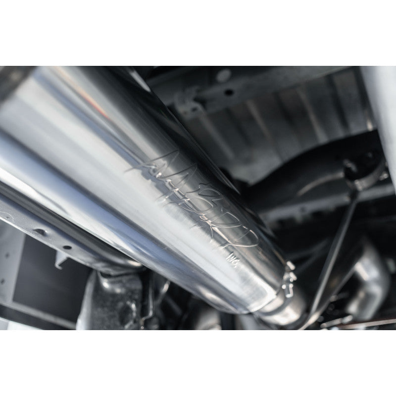 MBRP | 14-Up Ram 2500/3500 Armor Pro T304 Stainless Steel 4 Inch Cat Back Single Side Exit Exhaust System  | S5149304