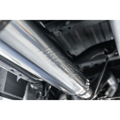 MBRP | 14-Up Ram 2500/3500 Armor Pro T304 Stainless Steel 4 Inch Cat Back Single Side Exit Exhaust System  | S5149304