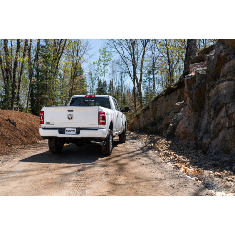 MBRP | 14-Up Ram 2500/3500 Armor Pro T304 Stainless Steel 4 Inch Cat Back Single Side Exit Exhaust System  | S5149304
