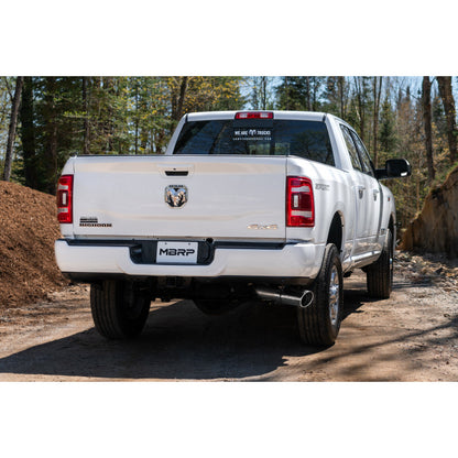 MBRP | 14-Up Ram 2500/3500 Armor Pro T304 Stainless Steel 4 Inch Cat Back Single Side Exit Exhaust System  | S5149304