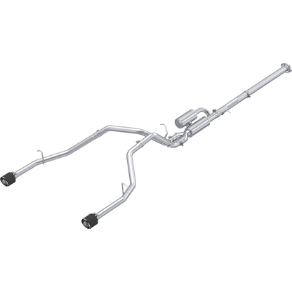 MBRP | 2025 Ram 1500 3.0L SST SO Armor Pro 3 inch Cat-back 2.5 Inch Dual Split Rear Exhaust with Carbon Fiber Tips  | S51563CF
