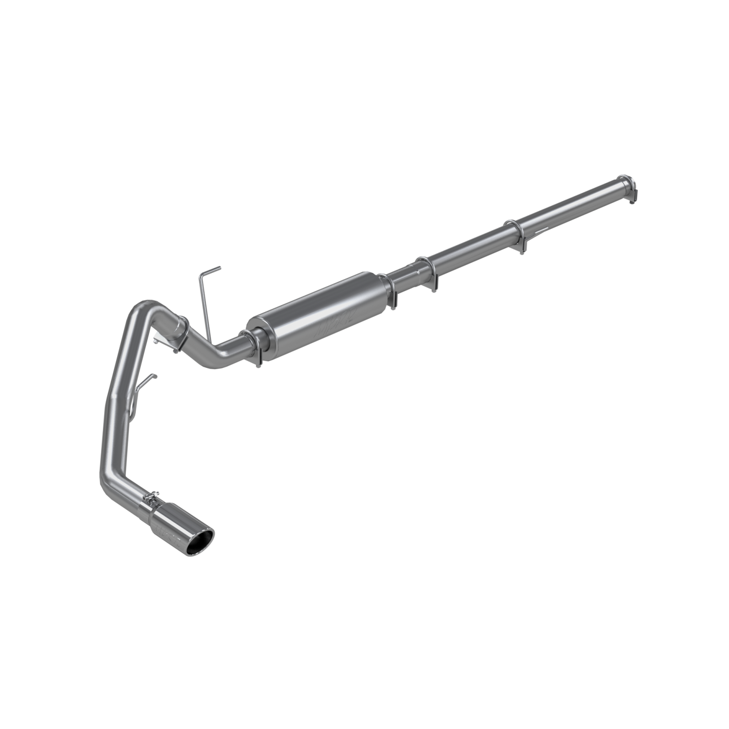 MBRP | 3 Inch Cat Back Exhaust System Single Side Aluminized Steel For 04-08 Ford F-150 4.6/5.4L Extended Cab/Crew Cab  | S5200AL