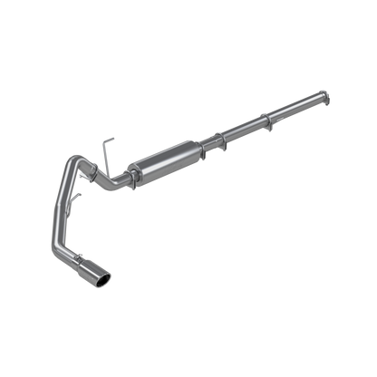 MBRP | 3 Inch Cat Back Exhaust System Single Side Aluminized Steel For 04-08 Ford F-150 4.6/5.4L Extended Cab/Crew Cab  | S5200AL
