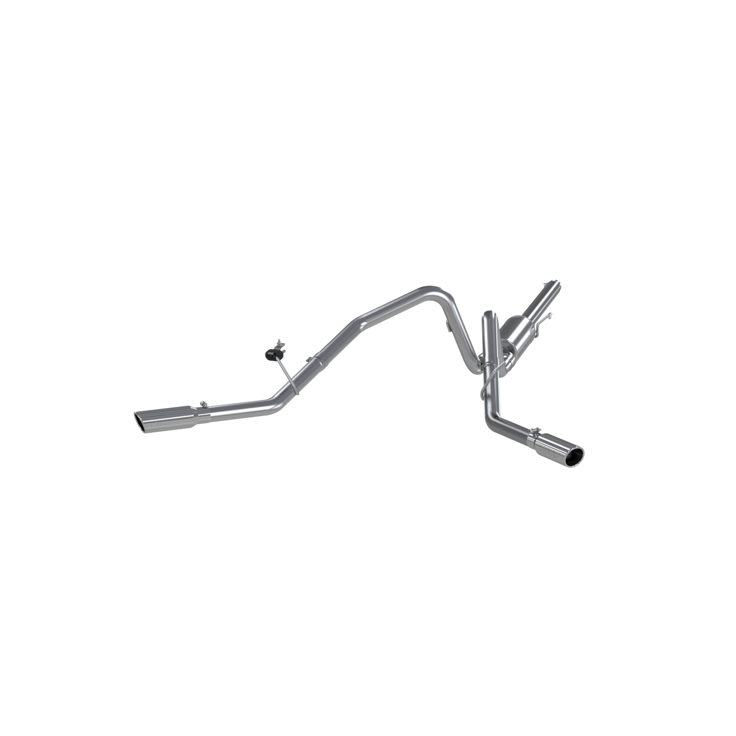 MBRP | 3 Inch Cat Back Exhaust System Dual Split Side Aluminized Steel For 04-08 Ford F-150  | S5204AL