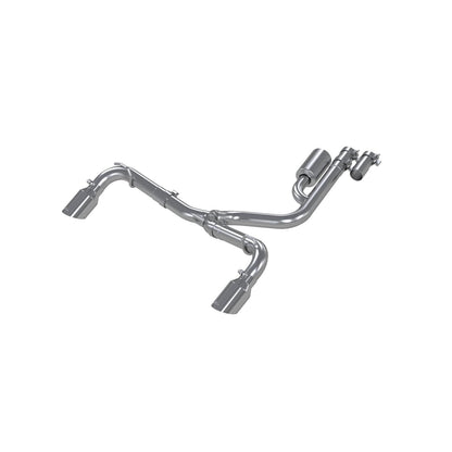 MBRP | 21-Up Ford Bronco Sport 2.0L EcoBoost Aluminized Steel 2.5 Inch Resonator-Back Dual Split Rear Exit  Exhaust System | S5207AL