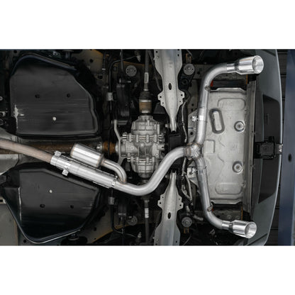 MBRP | 21-Up Ford Bronco Sport 2.0L EcoBoost Aluminized Steel 2.5 Inch Resonator-Back Dual Split Rear Exit  Exhaust System | S5207AL