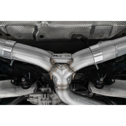 MBRP | 21-Up Ford Bronco Sport 2.0L EcoBoost Aluminized Steel 2.5 Inch Resonator-Back Dual Split Rear Exit  Exhaust System | S5207AL