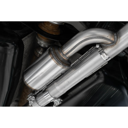 MBRP | 21-Up Ford Bronco Sport 2.0L EcoBoost Black Coated Aluminized Steel 2.5 Inch Resonator-Back Dual Split Rear Exit  Exhaust System | S5207BLK