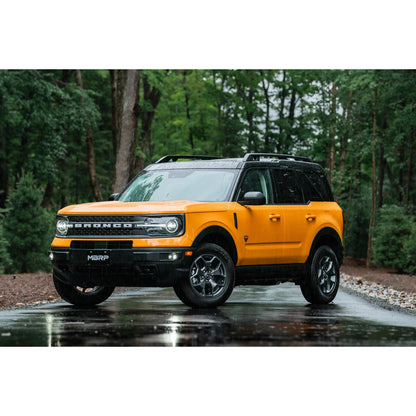 MBRP | 21-Up Ford Bronco Sport 2.0L EcoBoost Black Coated Aluminized Steel 2.5 Inch Resonator-Back Dual Split Rear Exit  Exhaust System | S5207BLK