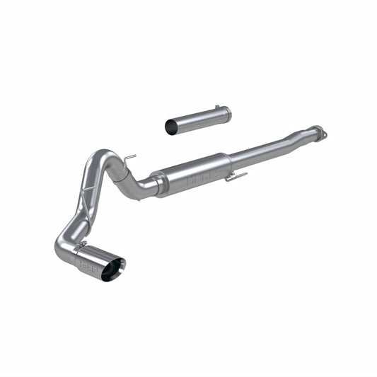 MBRP | 21-Up Ford F-150 4 Inch Cat Back Single Side Race Version 304 Stainless Steel Exhaust System  | S5209304