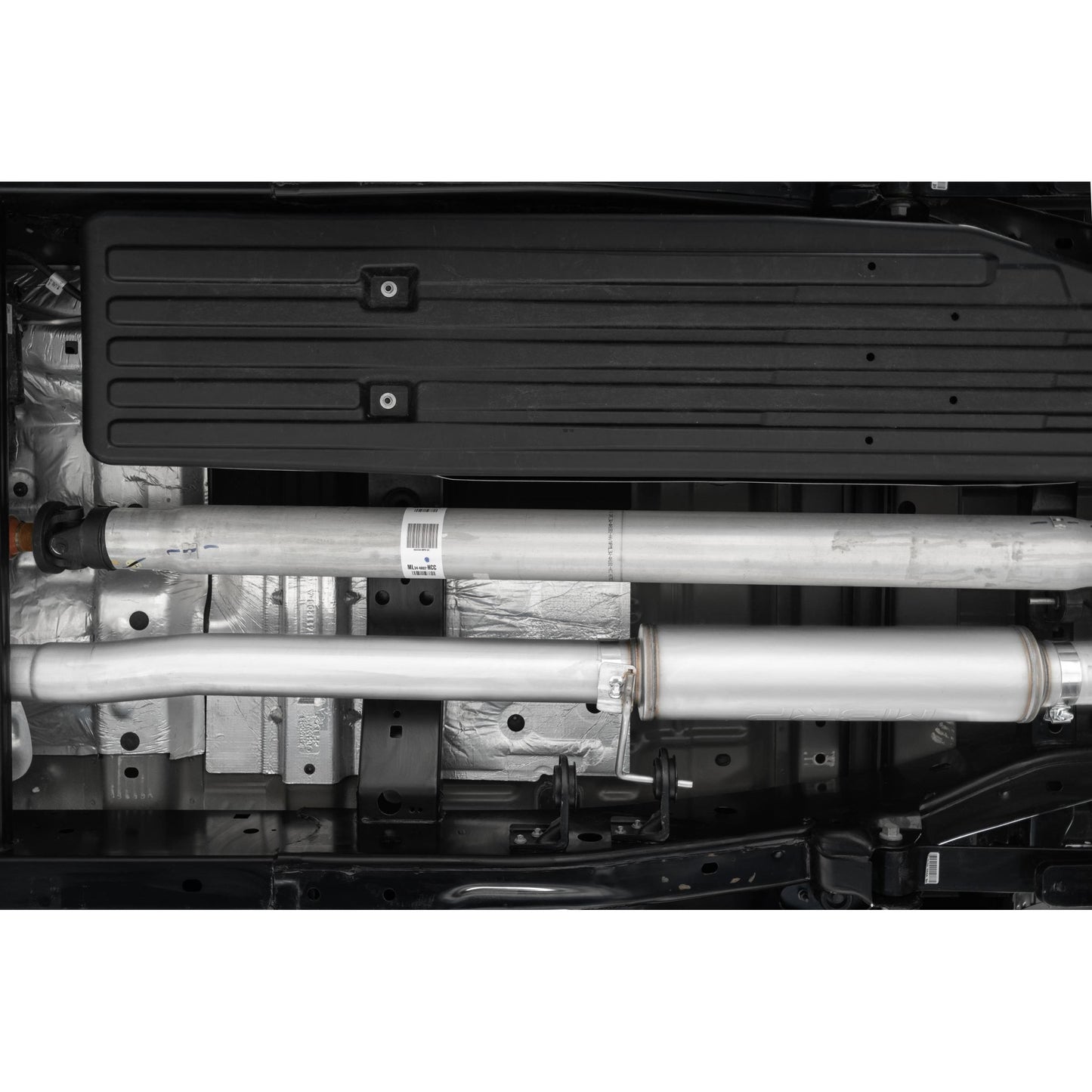 MBRP | 21-Up Ford F-150 4 Inch Cat Back Single Side Race version T409 Stainless Steel Exhaust System  | S5209409