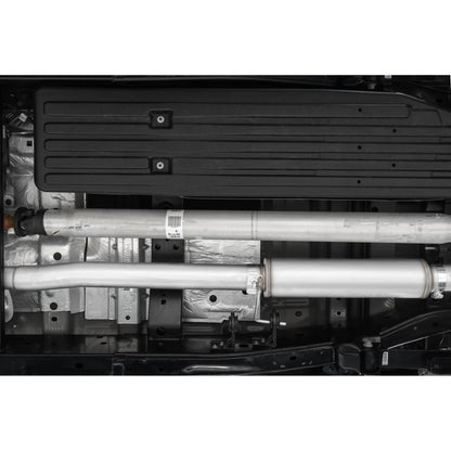 MBRP | 21-Up Ford F-150 4 Inch Cat Back Single Side Race version T409 Stainless Steel Exhaust System  | S5209409