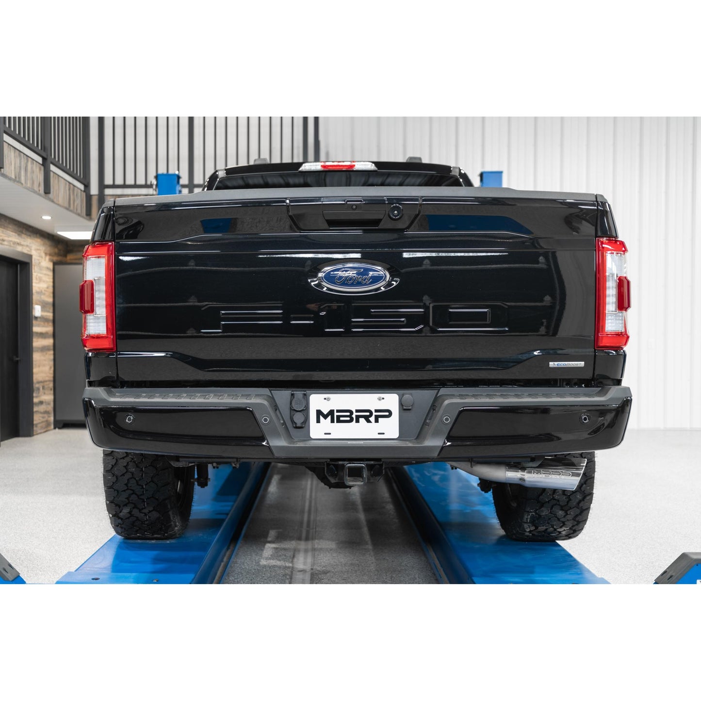 MBRP | 21-Up Ford F-150 4 Inch Cat Back Single Side Race Version Aluminized Steel Exhaust System  | S5209AL