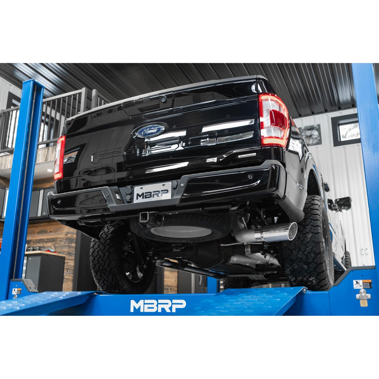 MBRP | 21-Up Ford F-150 4 Inch Cat Back Single Side Race Version Aluminized Steel Exhaust System  | S5209AL