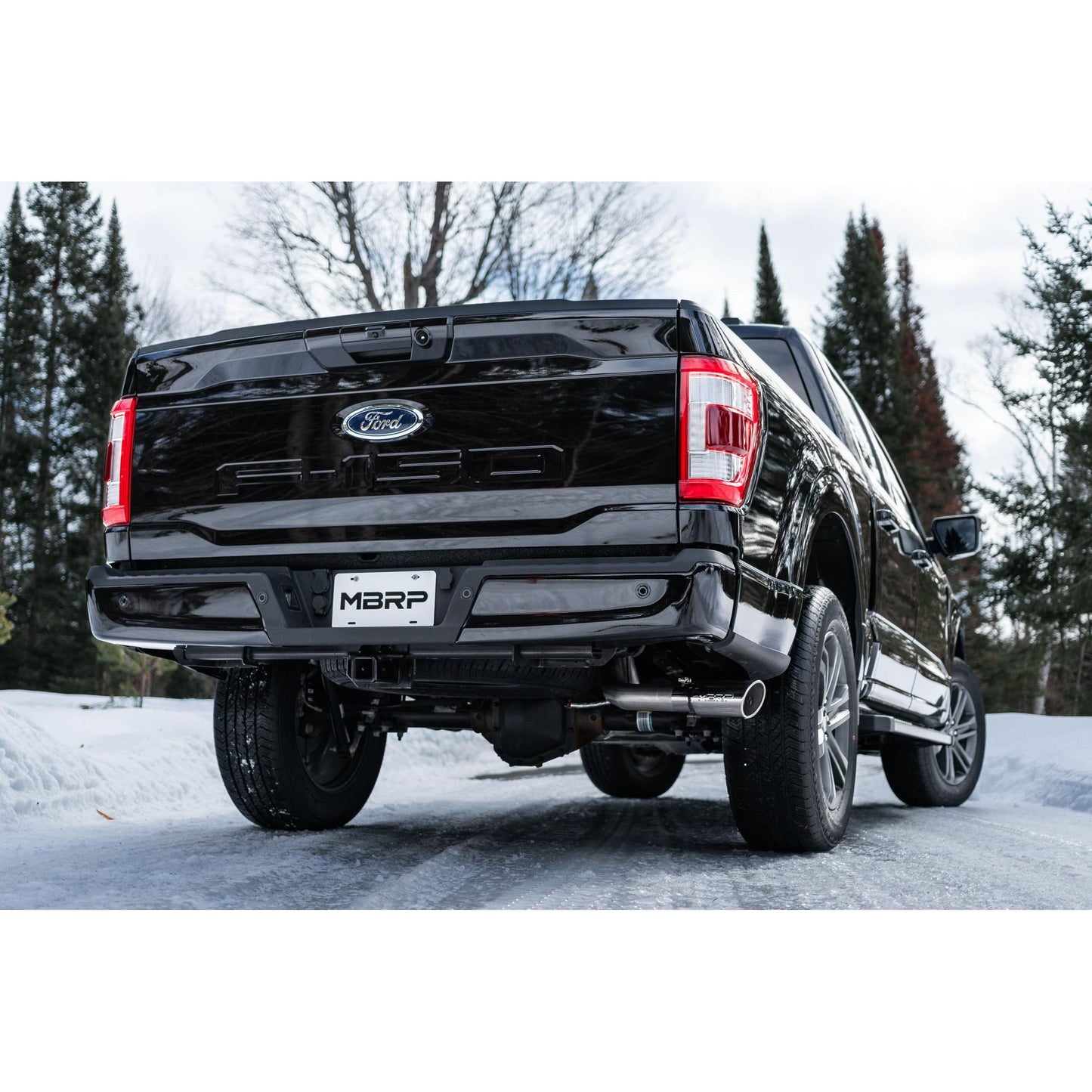 MBRP | 21-Up Ford F-150 Armor Pro Series T304 Stainless Steel 3 Inch Cat-Back Single Side Exhaust System  | S5211304
