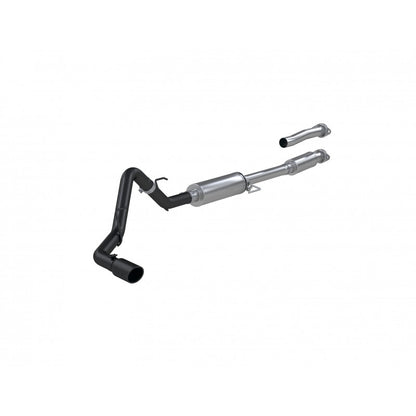 MBRP | 21-Up Ford F-150 Black Coated Aluminized Steel 3 Inch Cat-Back Single Side Exhaust System  | S5211BLK