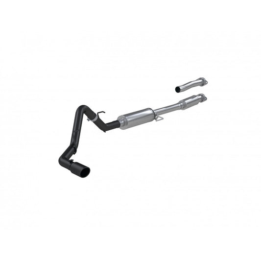 MBRP | 21-Up Ford F-150 Black Coated Aluminized Steel 3 Inch Cat-Back Single Side Exhaust System  | S5211BLK