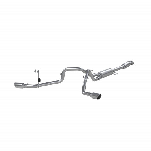 MBRP | 21-Up Ford F-150 T409 Stainless Steel 3 Inch Cat-Back 2.5 Inch Dual Split Side Exhaust System  | S5213409