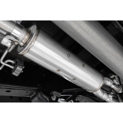 MBRP | 21-Up Ford F-150 T409 Stainless Steel 3 Inch Cat-Back 2.5 Inch Dual Split Side Exhaust System  | S5213409