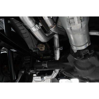 MBRP | 21-Up Ford F-150 Aluminized Steel 3 Inch Cat-Back 2.5 Inch Dual Split Side Exhaust System  | S5213AL