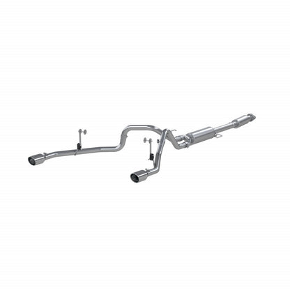 MBRP | 21-Up Ford F-150 T409 Stainless Steel 3 Inch Cat-Back 2.5 Inch Dual Split Rear Exhaust System  | S5215409