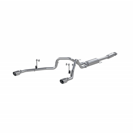 MBRP | 21-Up Ford F-150 T409 Stainless Steel 3 Inch Cat-Back 2.5 Inch Dual Split Rear Exhaust System  | S5215409