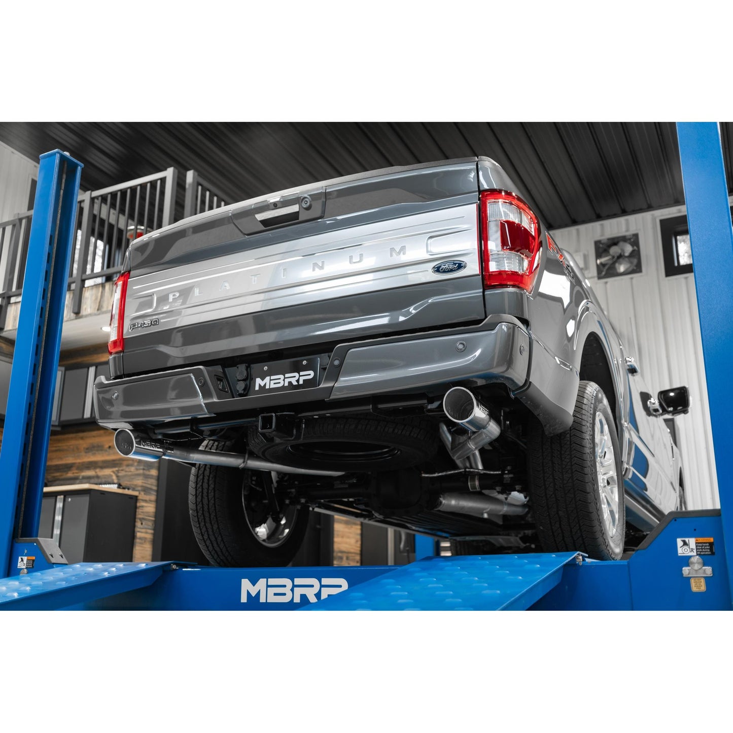 MBRP | 21-Up Ford F-150 T409 Stainless Steel 3 Inch Cat-Back 2.5 Inch Dual Split Rear Exhaust System  | S5215409