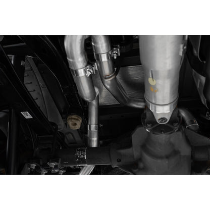 MBRP | 21-Up Ford F-150 Aluminized Steel 3 Inch Cat-Back 2.5 Inch Dual Split Rear Exhaust System  | S5215AL