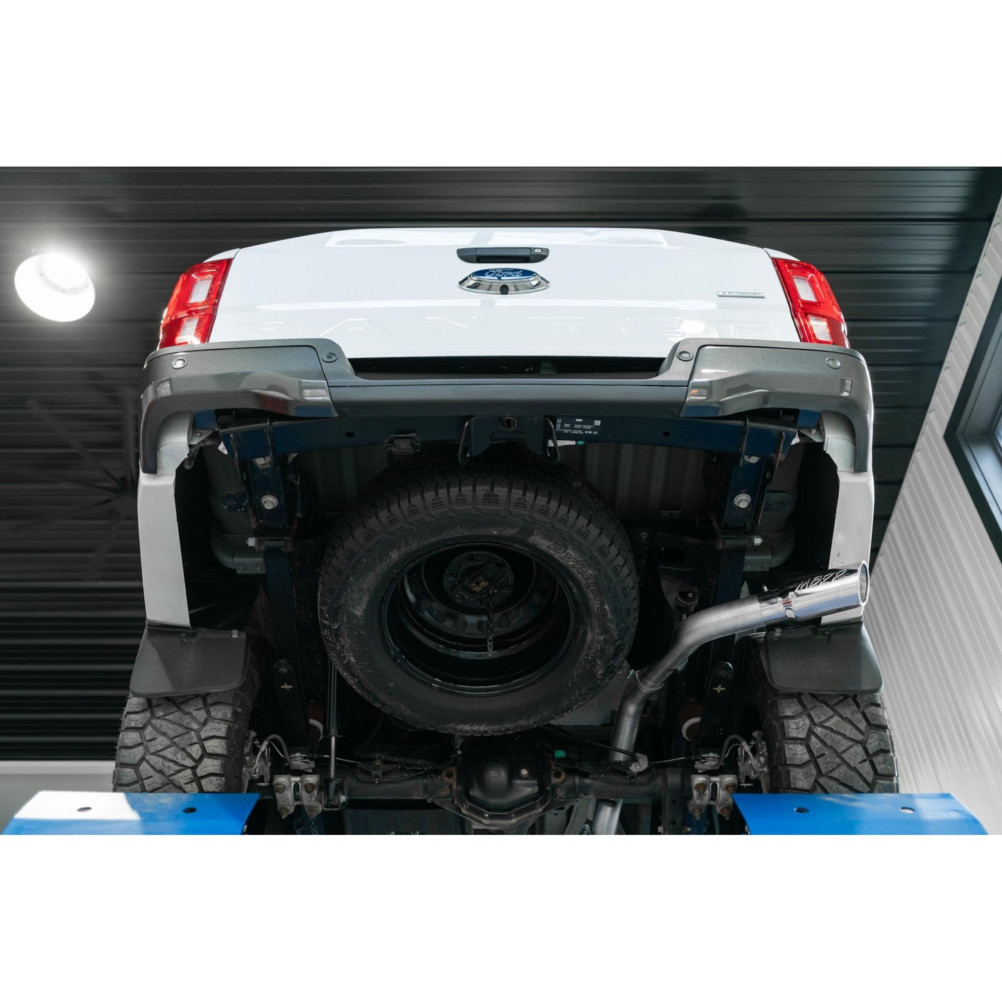 MBRP | 3 Inch Cat Back Exhaust System For 19-23 Ford Ranger EcoBoost 2.3L Single Side Exit Black  | S5227BLK
