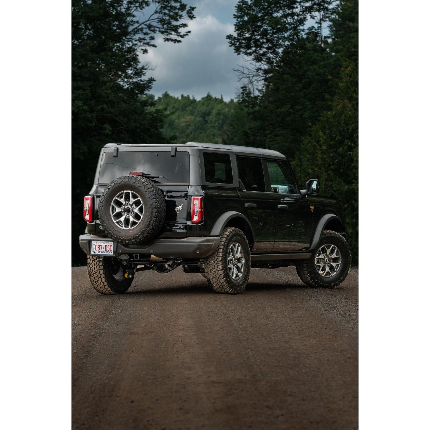 MBRP | 3 inch Cat-Back Single Rear Exit 2021-UP Ford Bronco Aluminized Steel  | S5235AL