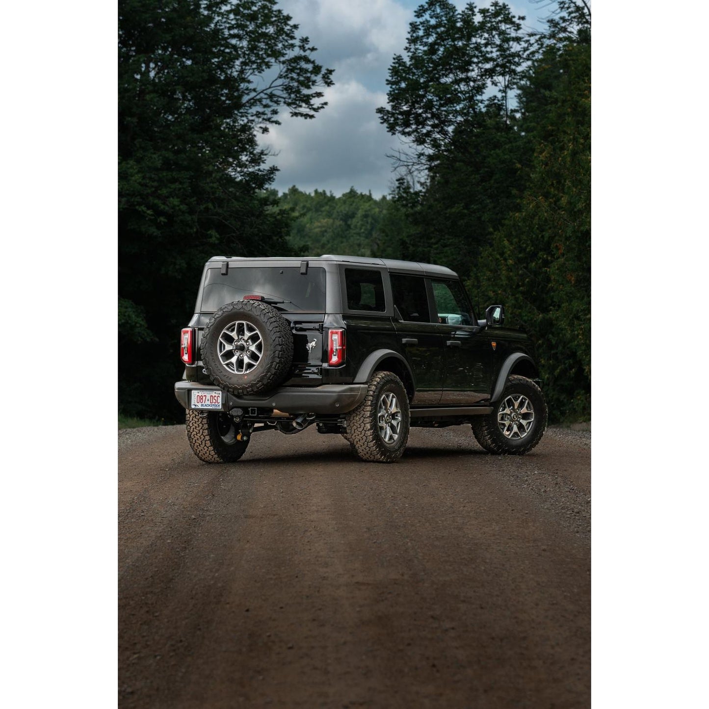 MBRP | 3 inch Cat-Back Single Rear Exit 2021-Up Ford Bronco Black Coated  | S5235BLK