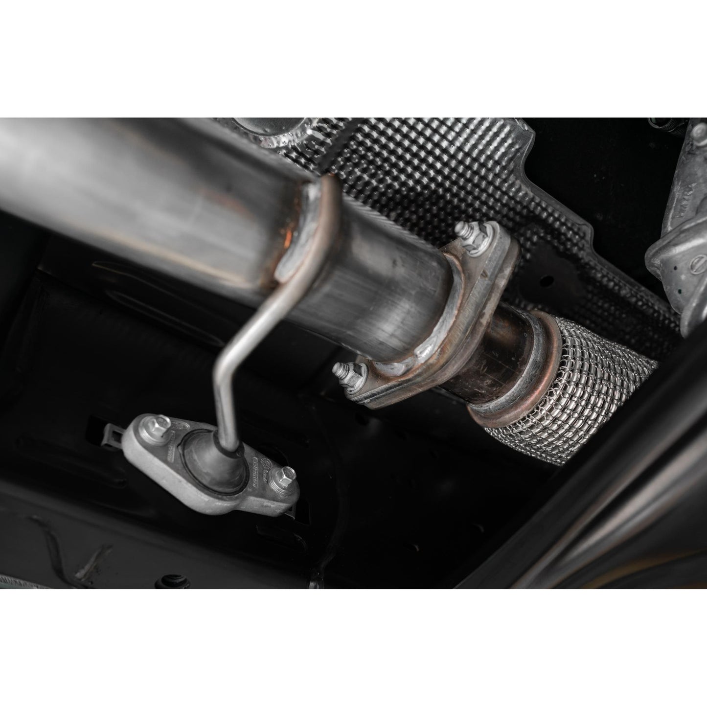 MBRP | 3 inch Cat-Back Single High Clearance Rear Exit 2021-Up Ford Bronco Aluminized Steel  | S5237AL