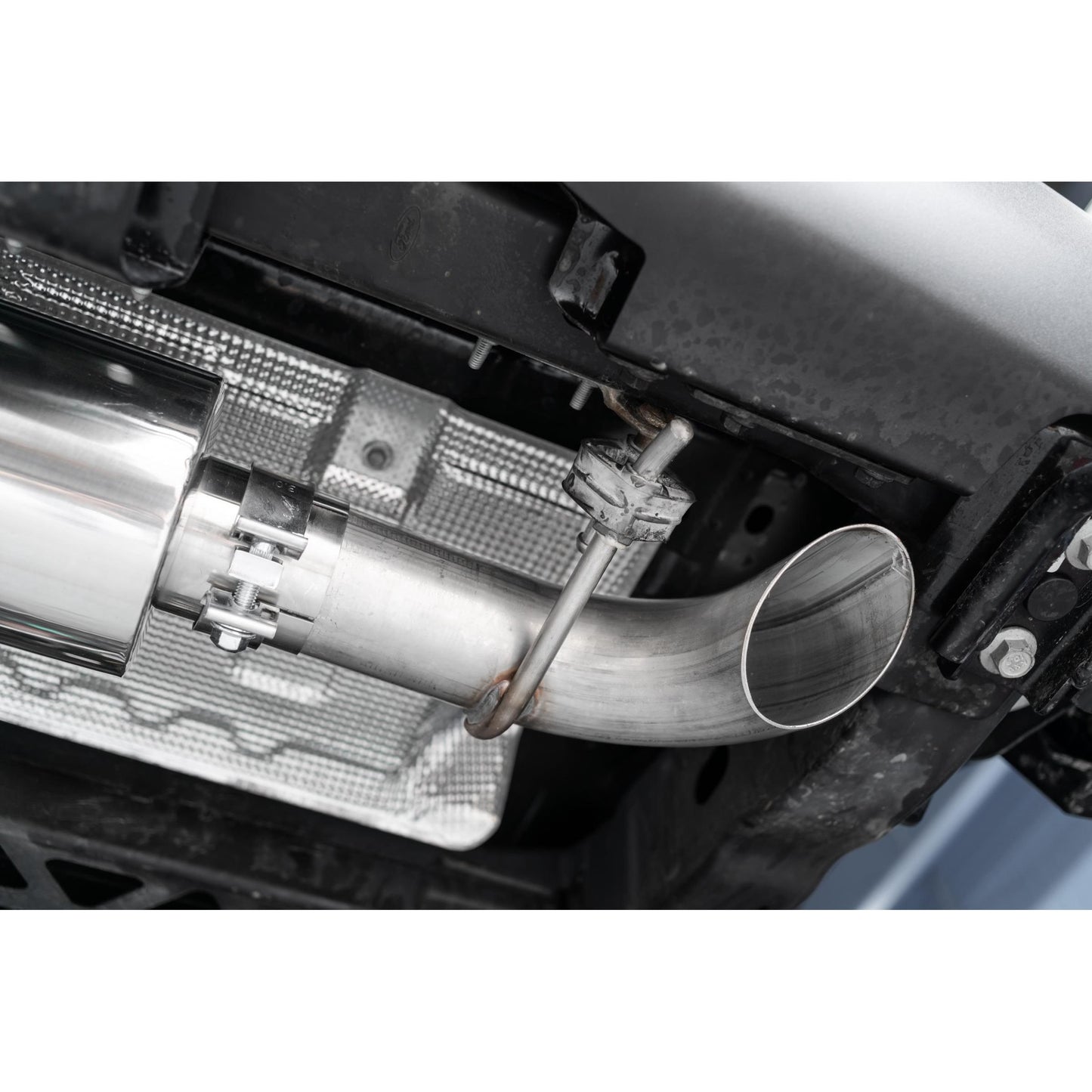 MBRP | 3 inch Cat-Back Single High Clearance Rear Exit 2021-Up Ford Bronco Aluminized Steel  | S5237AL