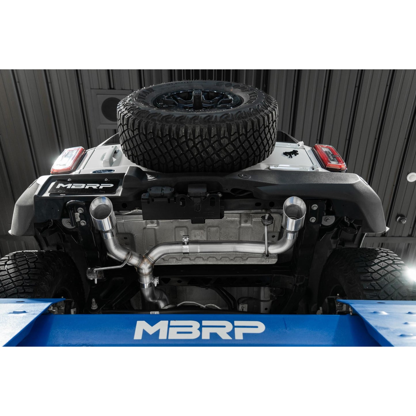 MBRP | 21-Up Ford Bronco 2.3L/2.7L EcoBoost 2/4-Door T304 Stainless Steel 3 Inch Cat-Back Dual Split Rear  | S5241304