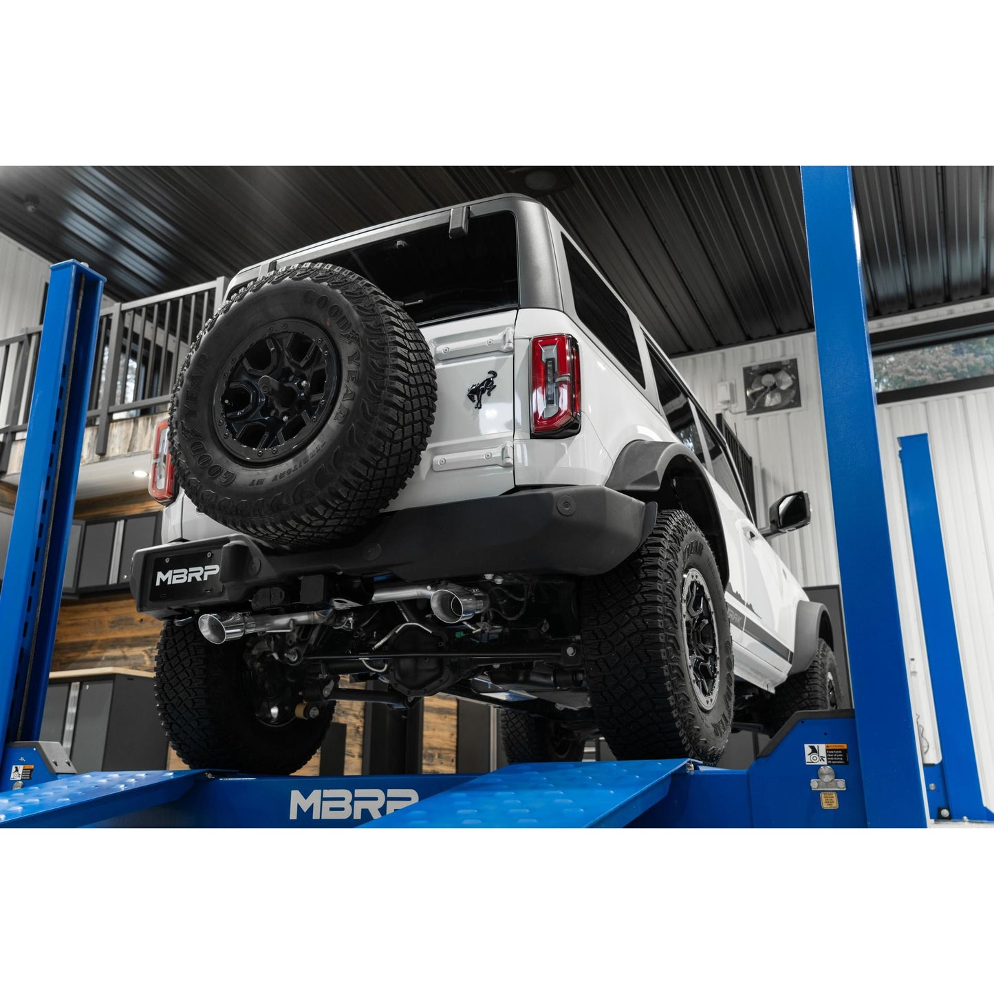 MBRP | 21-Up Ford Bronco 2.3L/2.7L EcoBoost 2/4-Door Aluminized Steel 3 Inch Cat-Back Dual Split Rear  | S5241AL