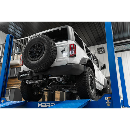 MBRP | 21-Up Ford Bronco 2.3L/2.7L EcoBoost 2/4-Door Aluminized Steel 3 Inch Cat-Back Dual Split Rear  | S5241AL