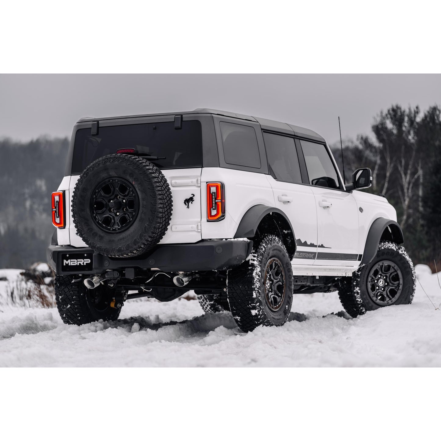 MBRP | 21-Up Ford Bronco 2.3L/2.7L EcoBoost 2/4-Door Aluminized Steel 3 Inch Cat-Back Dual Split Rear  | S5241AL