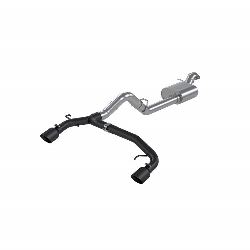 MBRP | 21-Up Ford Bronco 2.3L/2.7L EcoBoost 2/4-Door Black-Coated Aluminized Steel 3 Inch Cat-Back Dual Split Rear  | S5241BLK