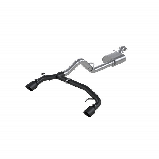 MBRP | 21-Up Ford Bronco 2.3L/2.7L EcoBoost 2/4-Door Black-Coated Aluminized Steel 3 Inch Cat-Back Dual Split Rear  | S5241BLK