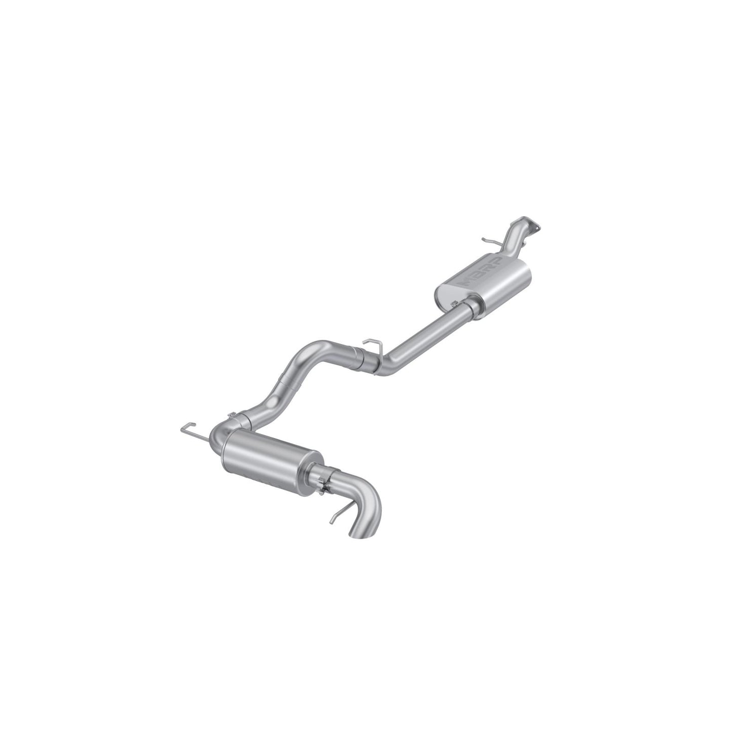 MBRP | 2021-Up Ford Bronco 2.3L/2.7L T304 Stainless Steel 3 Inch Cat-Back Single High Clearance Rear Exit Touring Armor Pro  | S5245304