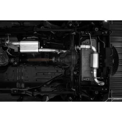 MBRP | 2021-Up Ford Bronco 2.3L/2.7L T304 Stainless Steel 3 Inch Cat-Back Single High Clearance Rear Exit Touring Armor Pro  | S5245304