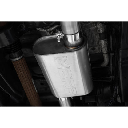 MBRP | 2021-Up Ford Bronco 2.3L/2.7L T304 Stainless Steel 3 Inch Cat-Back Single High Clearance Rear Exit Touring Armor Pro  | S5245304