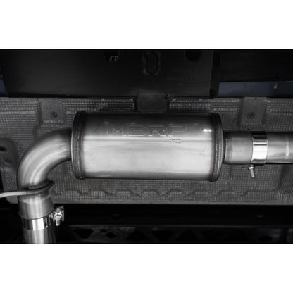 MBRP | 2021-Up Ford Bronco 2.3L/2.7L T304 Stainless Steel 3 Inch Cat-Back Single High Clearance Rear Exit Touring Armor Pro  | S5245304