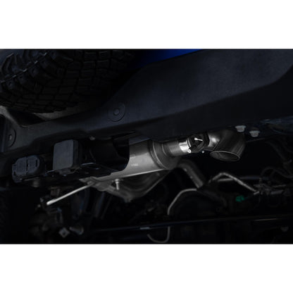 MBRP | 2021-Up Ford Bronco 2.3L/2.7L T304 Stainless Steel 3 Inch Cat-Back Single High Clearance Rear Exit Touring Armor Pro  | S5245304