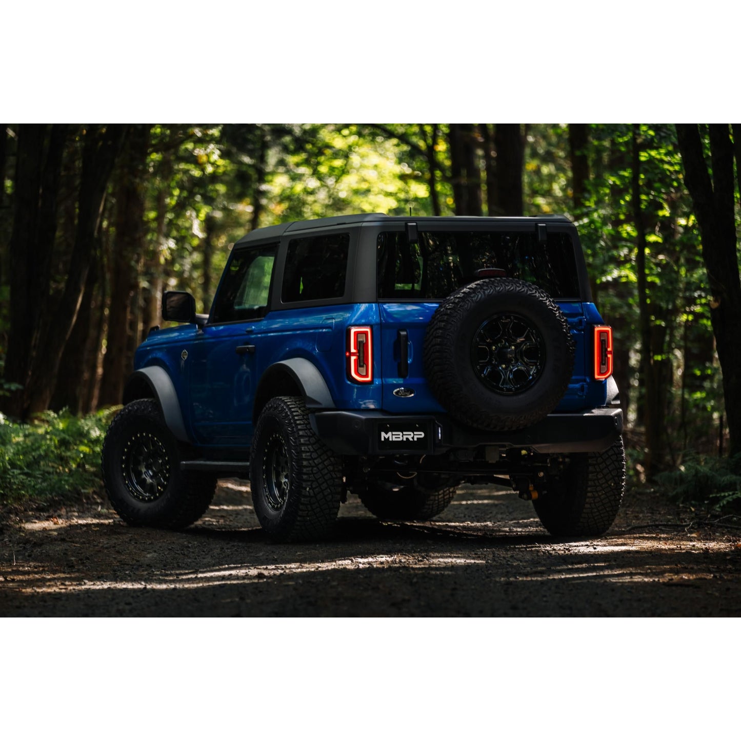 MBRP | 2021-Up Ford Bronco 2.3L/2.7L T304 Stainless Steel 3 Inch Cat-Back Single High Clearance Rear Exit Touring Armor Pro  | S5245304